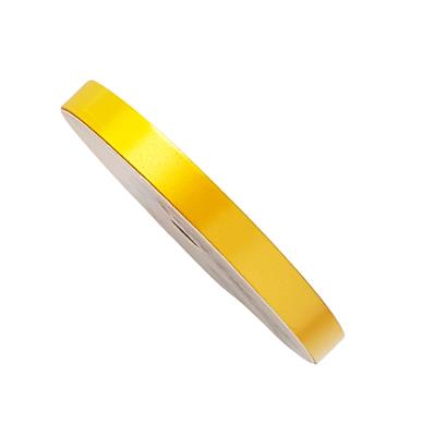 CINTA MOÑO LISA 10 mm x 50 m. Amarillo