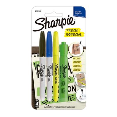 MARCADOR SHARPIE UNIVERSITY x 4 u.