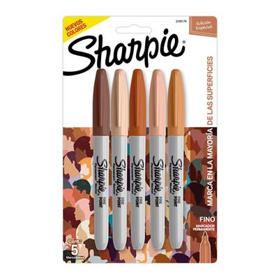 MARCADOR SHARPIE RETRATO x 5 u.
