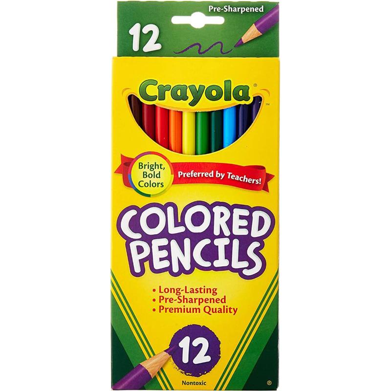 LAPICES CRAYOLA x 12 Largos