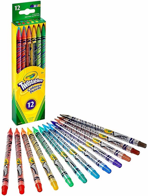 LAPICES CRAYOLA x 12 TWISTABLES