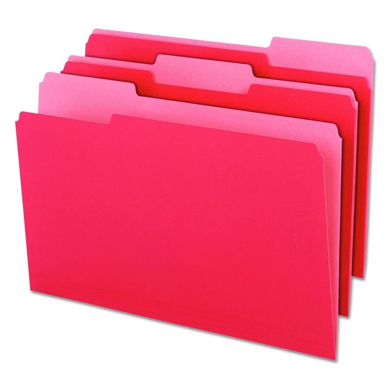 CARPETA COLGANTE INTERNA x 100 u. Rojo