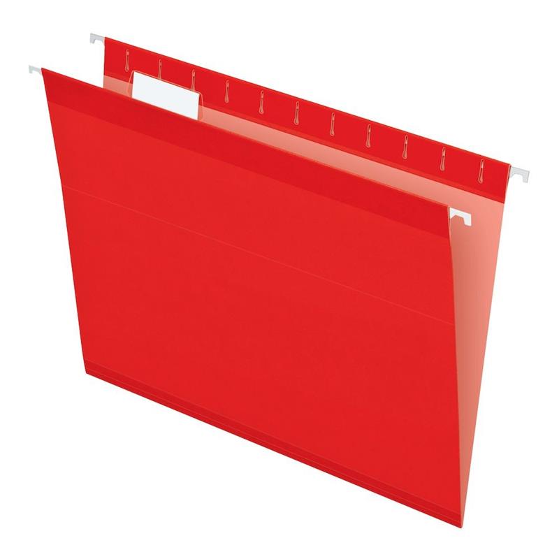 CARPETA COLGANTE x 50 u. Roja