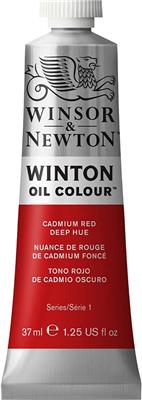 OLEO W&N WINTON x 37 ml. Tono Rojo de Cadmio Oscuro