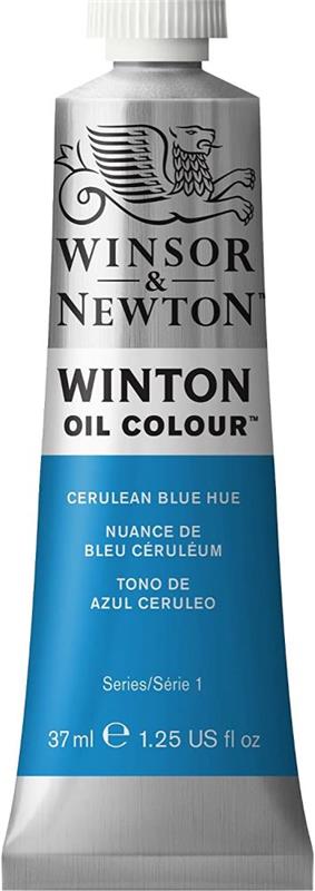 OLEO W&N WINTON x 37 ml. Tono de Azul Ceruleo