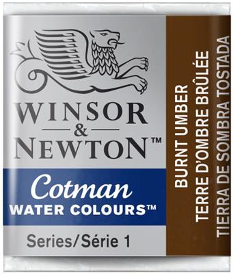 ACUARELA W&N COTMAN 1/2 PAN Tierra de Sombra Tostada