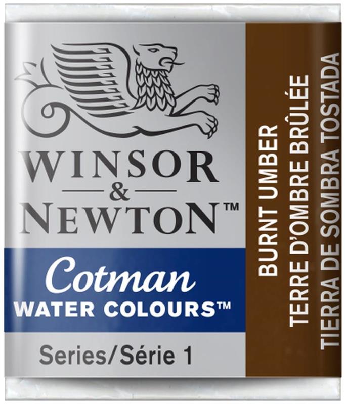 ACUARELA W&N COTMAN 1/2 PAN Tierra de Sombra Tostada