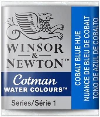 ACUARELA W&N COTMAN 1/2 PAN Azul Cobalto