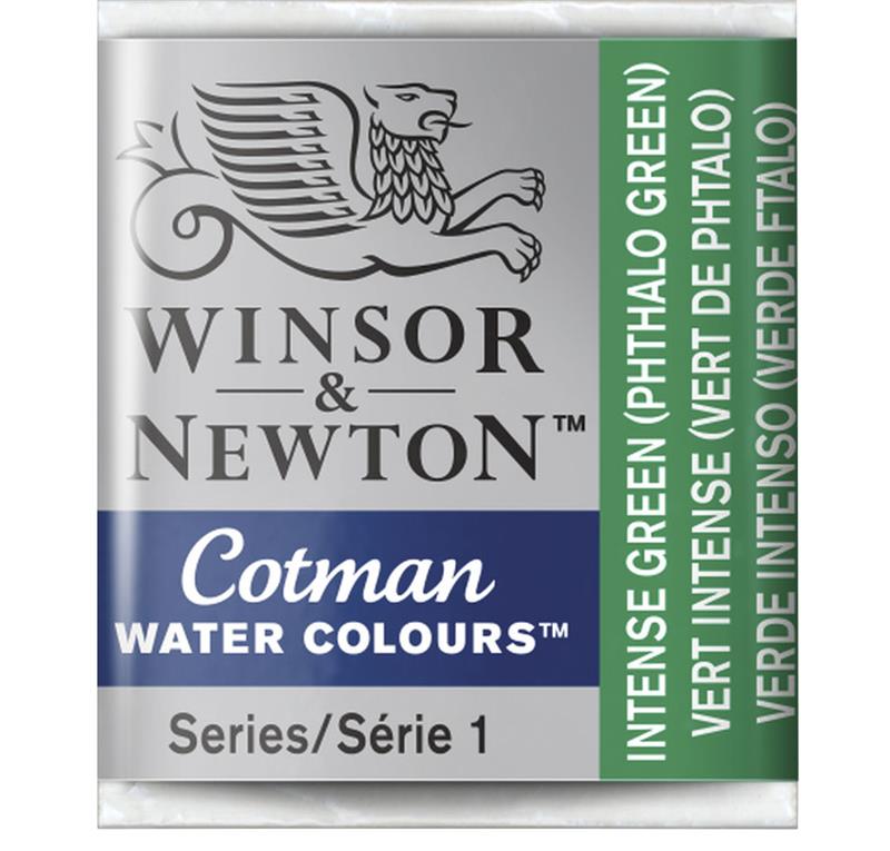 ACUARELA W&N COTMAN 1/2 PAN Verde Intenso