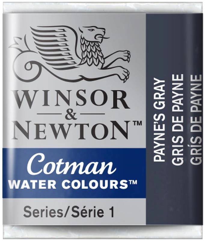 ACUARELA W&N COTMAN 1/2 PAN Gris de Payne