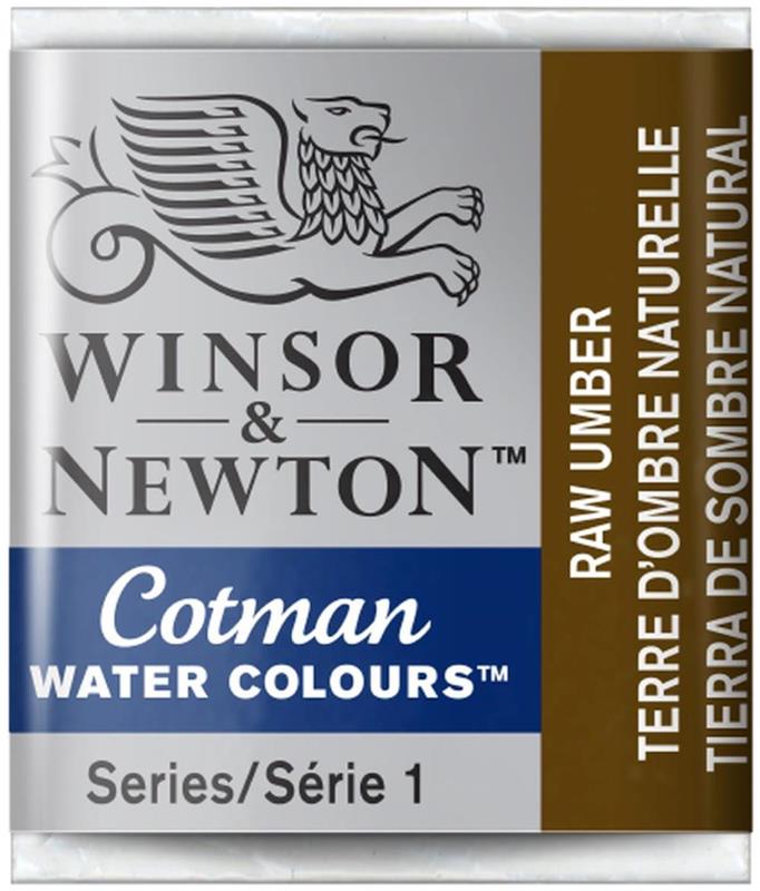 ACUARELA W&N COTMAN 1/2 PAN Tierra de Sombra Natural