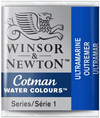 ACUARELA W&N COTMAN 1/2 PAN Azul Ultramar