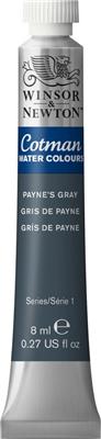 ACUARELA W&N COTMAN 8 ml. Gris de Payne
