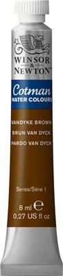ACUARELA W&N COTMAN 8 ml. Pardo Van Dyck