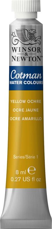 ACUARELA W&N COTMAN 8 ml. Amarillo Ocre