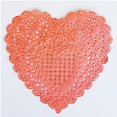 BLONDA Nº  10 CORAZON x 100 u. Rojo.