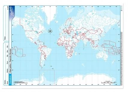 MAPA Nº 5 PLANISFERIO POLITICO