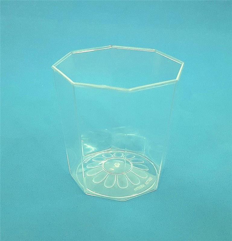 VASO OCTOGONAL  Cristal