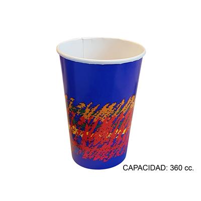 VASO POLIPAPEL 12 oz. x  10 u. Fantasía
