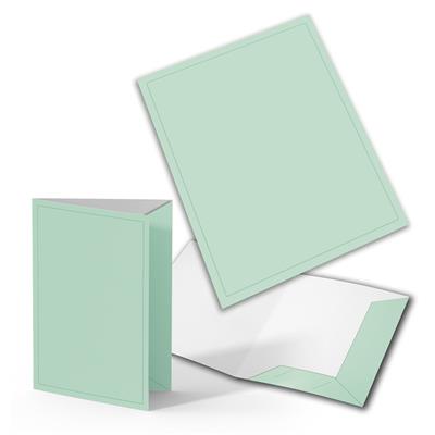 CARPETA PRESENTACION x 12 u. Verde Pastel