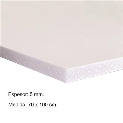 FOAMBOARD BLANCO 70 x100 cm.