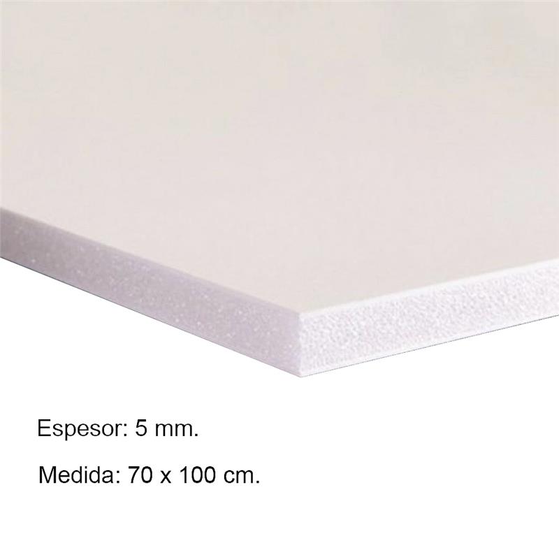 FOAMBOARD BLANCO 70 x100 cm.