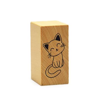 SELLO MADERA Med. Gatito Quino