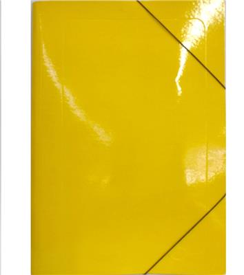 CARPETA SOLAPA y ELASTICO 35x50 Amarilla