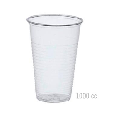 VASO TRASLUCIDO 1000 cc. x 50 u.