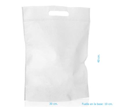 BOLSA TELA LISA 30x40 x 20 u.