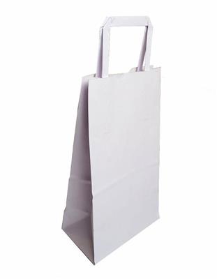 BOLSA PAPEL 14x08x26 con Manija Blanca