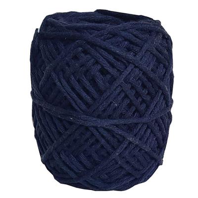 HILO ALGODON MACRAME Azul Marino