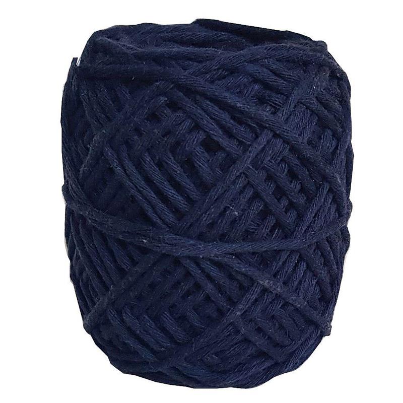 HILO ALGODON MACRAME Azul Marino