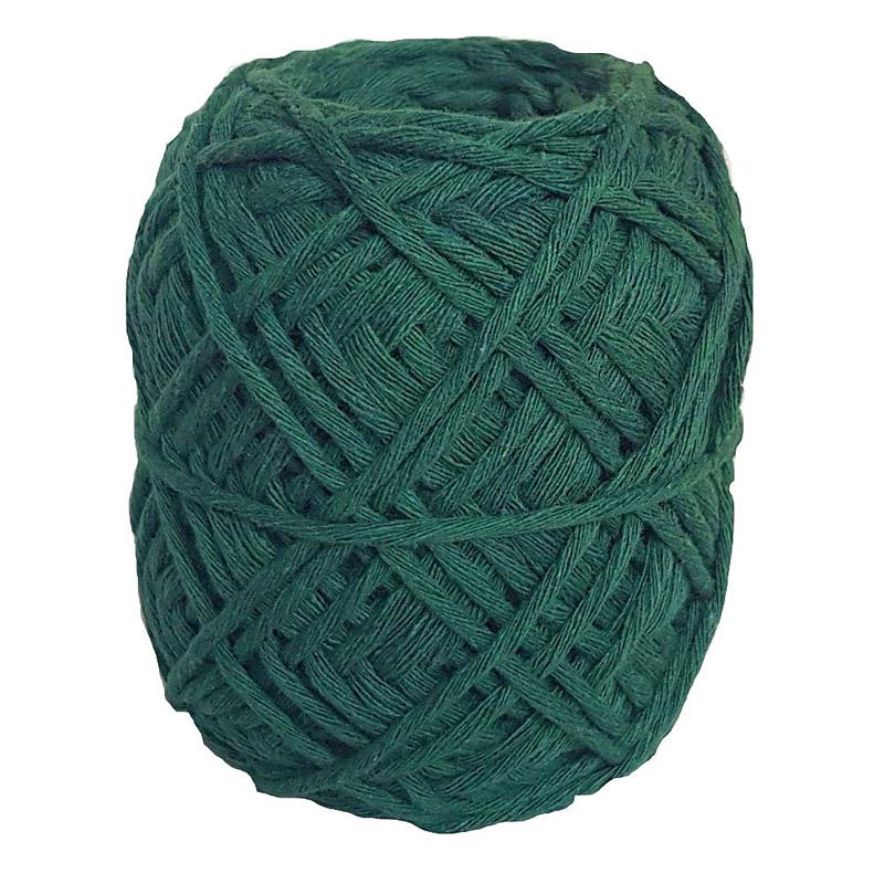 HILO ALGODON MACRAME Verde Navidad