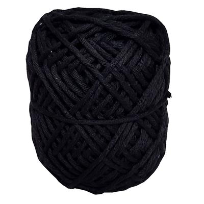 HILO ALGODON MACRAME Negro