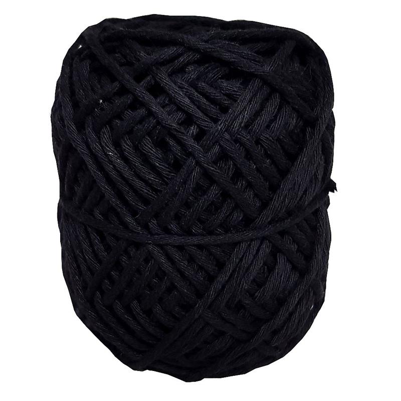 HILO ALGODON MACRAME Negro