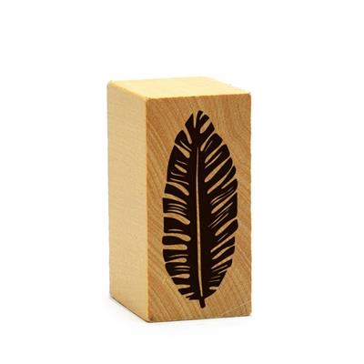 SELLO MADERA Med. Hoja Plátano