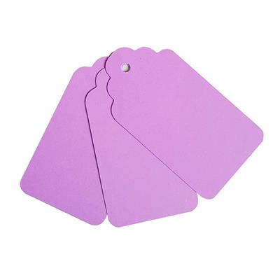 ETIQUETA TAG 4,1 x 8,3 x 50 u. Lila