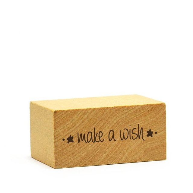 SELLO MADERA Med. Make a Wish