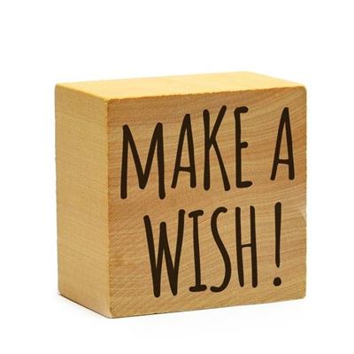 SELLO MADERA Gr. Make a Wish