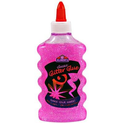 ADHESIVO ELMERS GLITTER x 177 ml. Rosa.