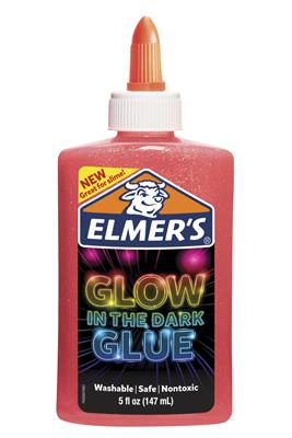 ADHESIVO ELMERS GLOW x 147 ml. Rosa.