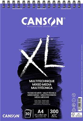 BLOCK CANSON XL MIX-MEDIA 300 g. x 30 h.