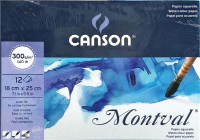 BLOCK CANSON MONTVAL 18x25 cm.