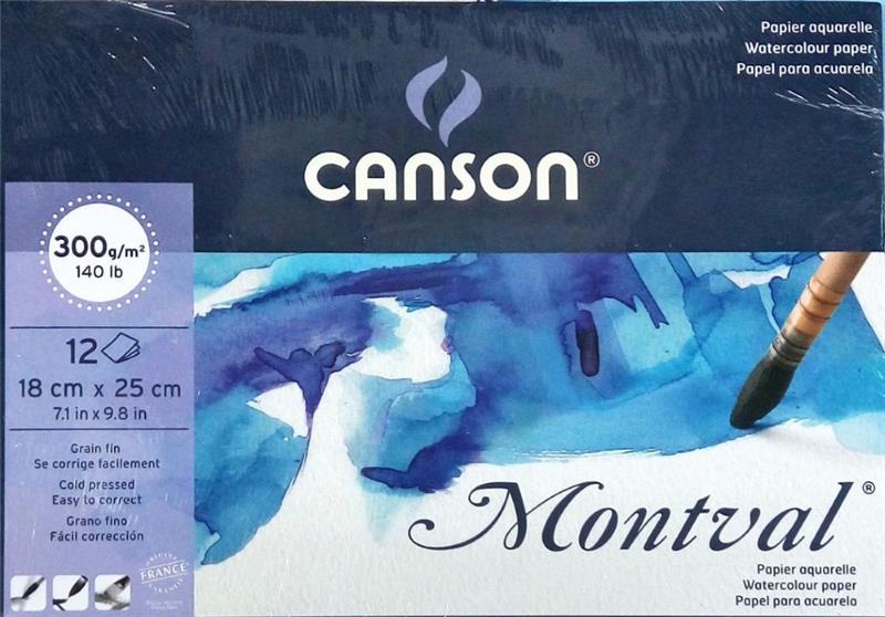 BLOCK CANSON MONTVAL 18x25 cm.