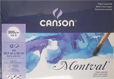 BLOCK CANSON MONTVAL 300 g. A3
