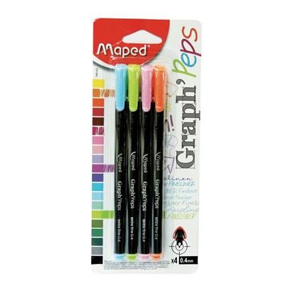 MARCADOR MAPED GRAPH PEPS x 4 u. Fancy