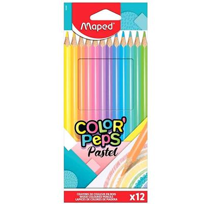 LAPICES MAPED PASTEL x 12 u.