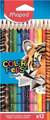 LAPICES MAPED ANIMALS x 12 u.