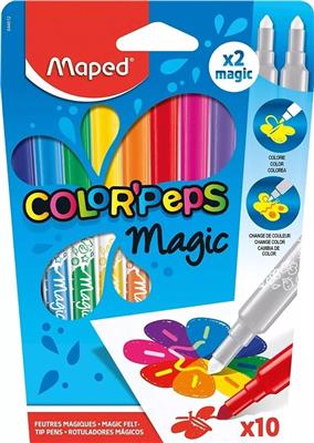 MARCADOR MAPED MAGIC x 10 u.
